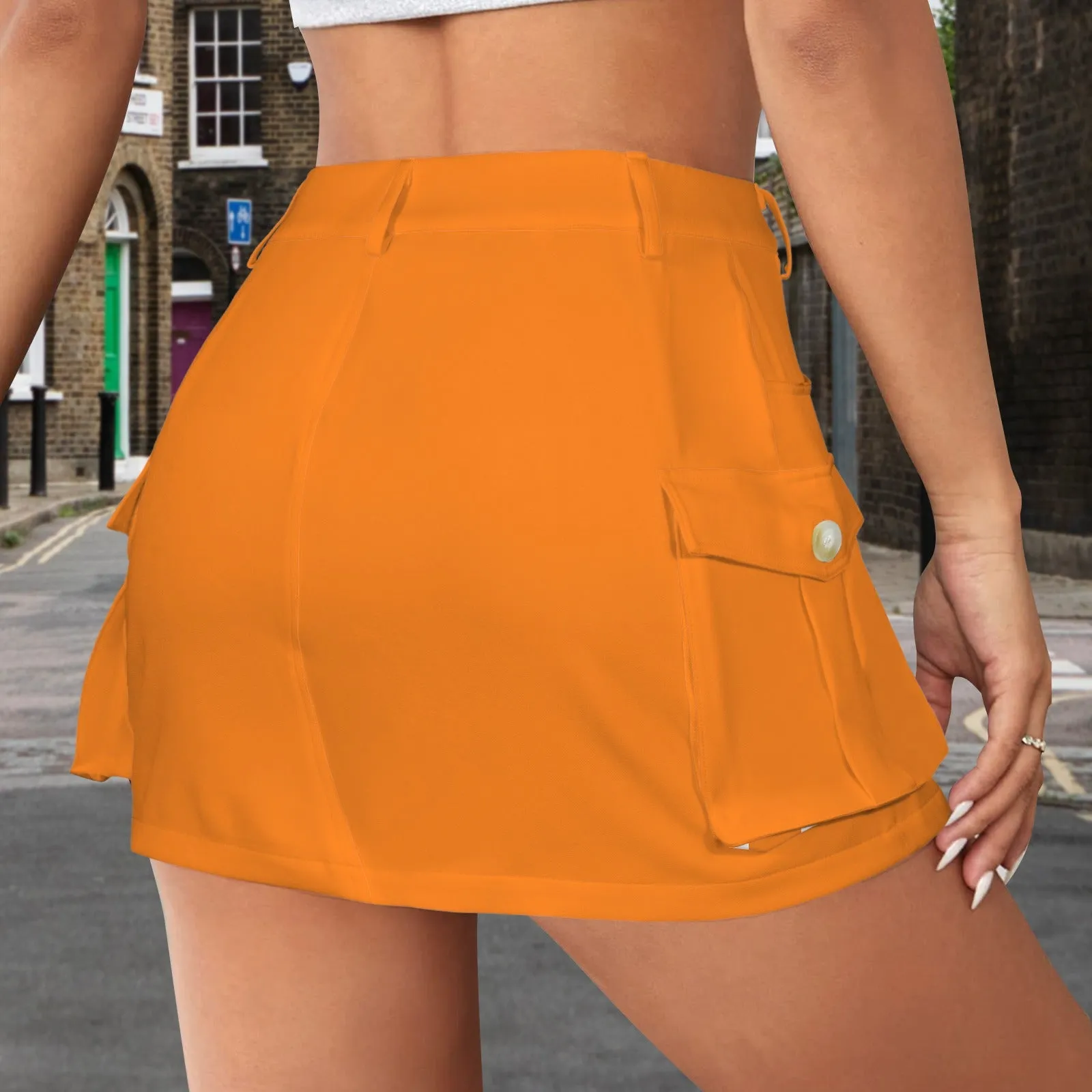 Sixty Eight 93 Cargo Mini Skirt