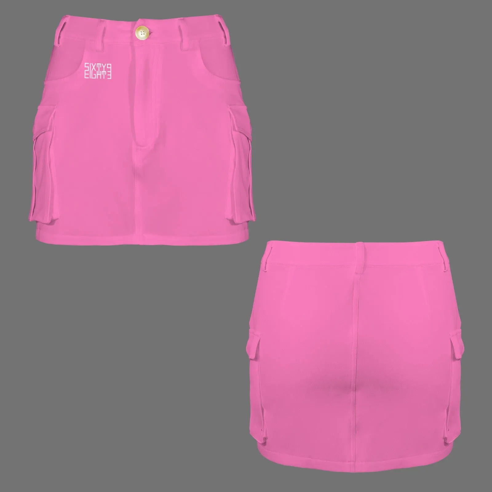 Sixty Eight 93 Cargo Mini Skirt