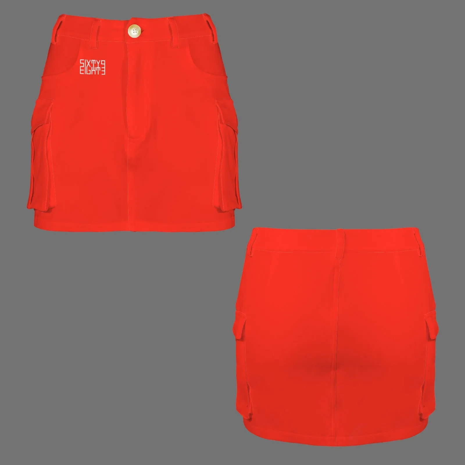 Sixty Eight 93 Cargo Mini Skirt