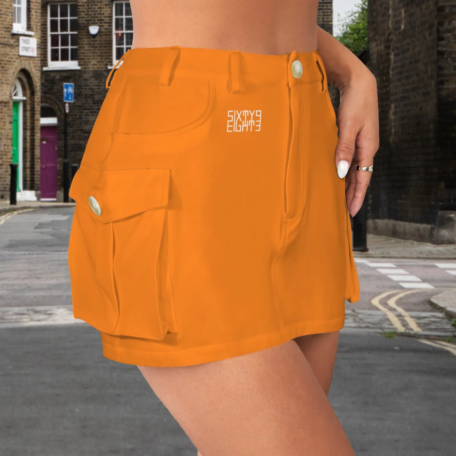 Sixty Eight 93 Cargo Mini Skirt