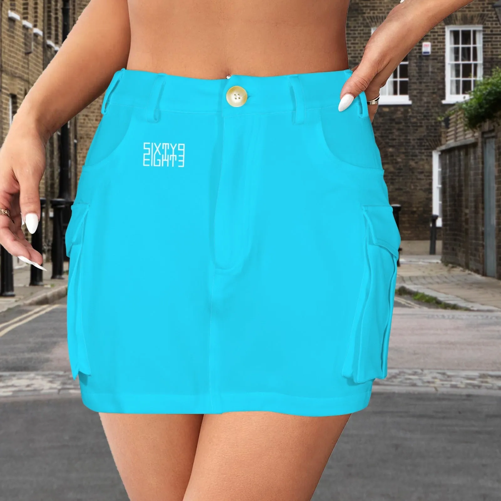 Sixty Eight 93 Cargo Mini Skirt