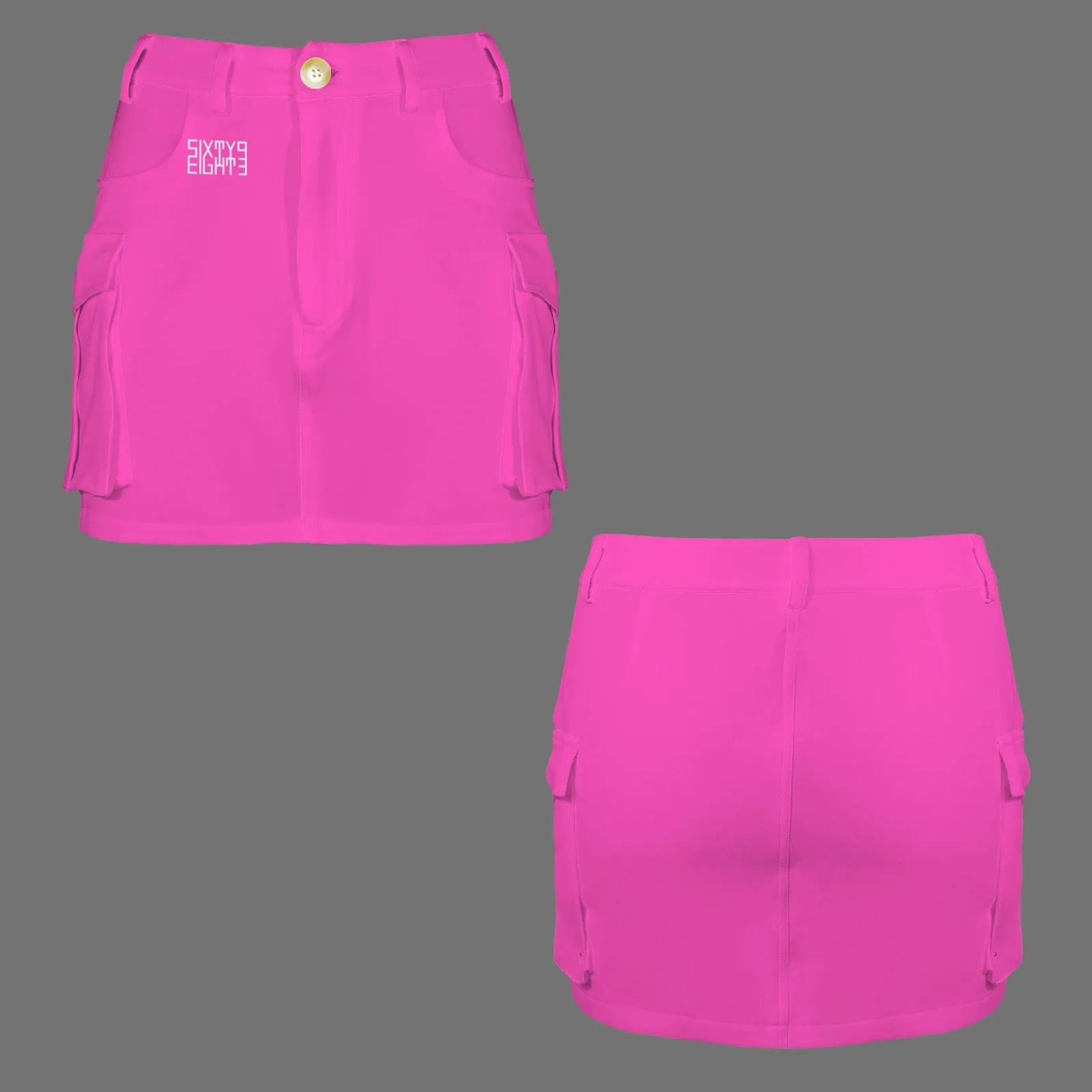 Sixty Eight 93 Cargo Mini Skirt
