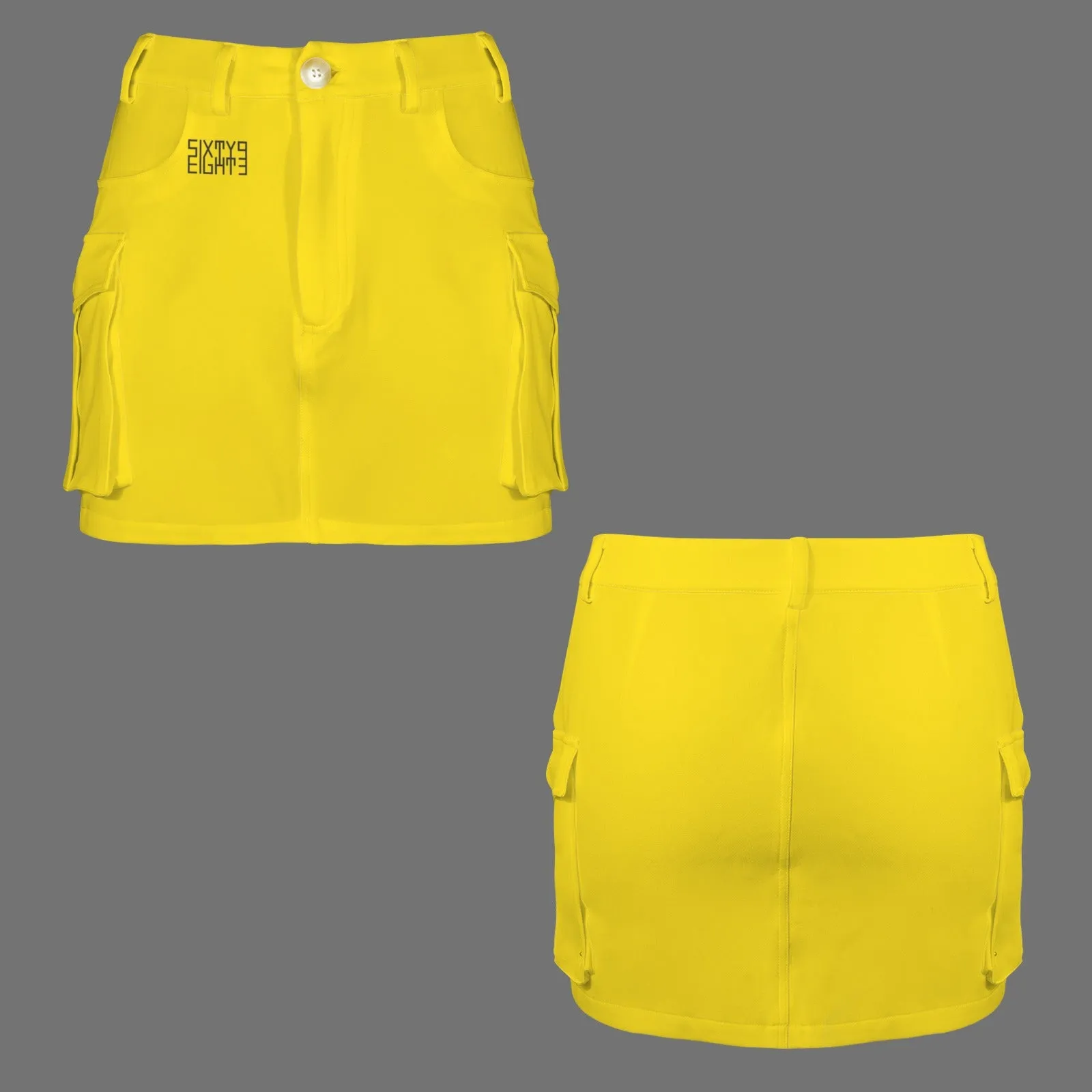 Sixty Eight 93 Cargo Mini Skirt
