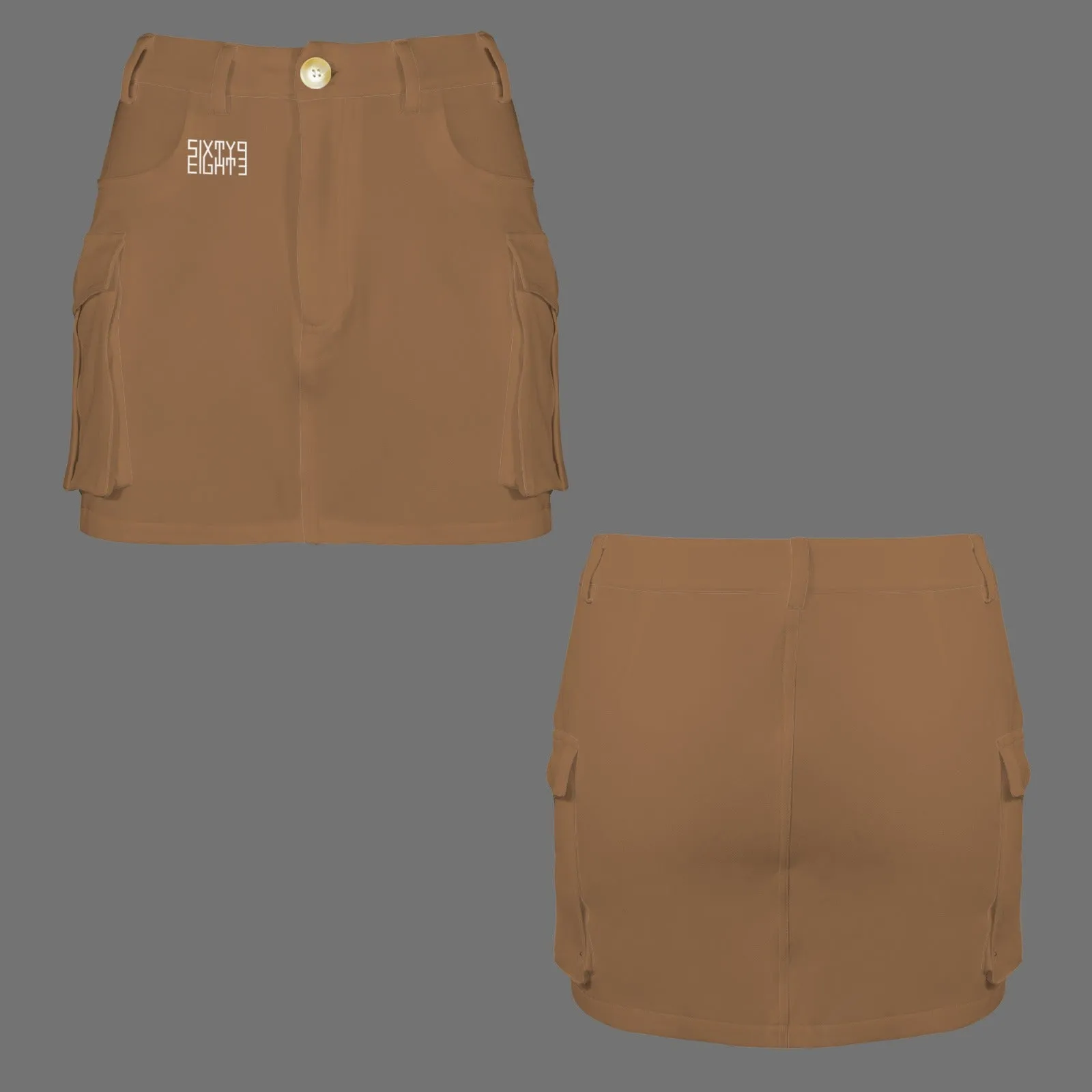 Sixty Eight 93 Cargo Mini Skirt