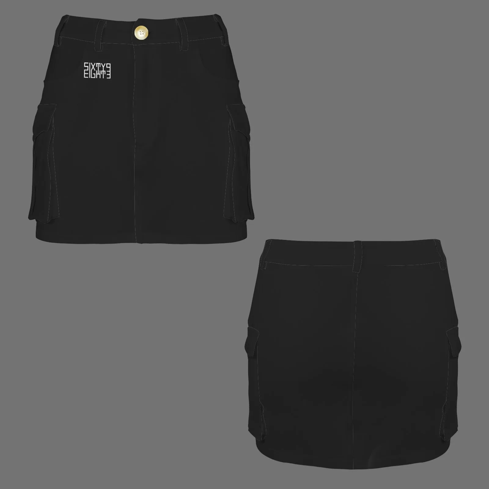 Sixty Eight 93 Cargo Mini Skirt