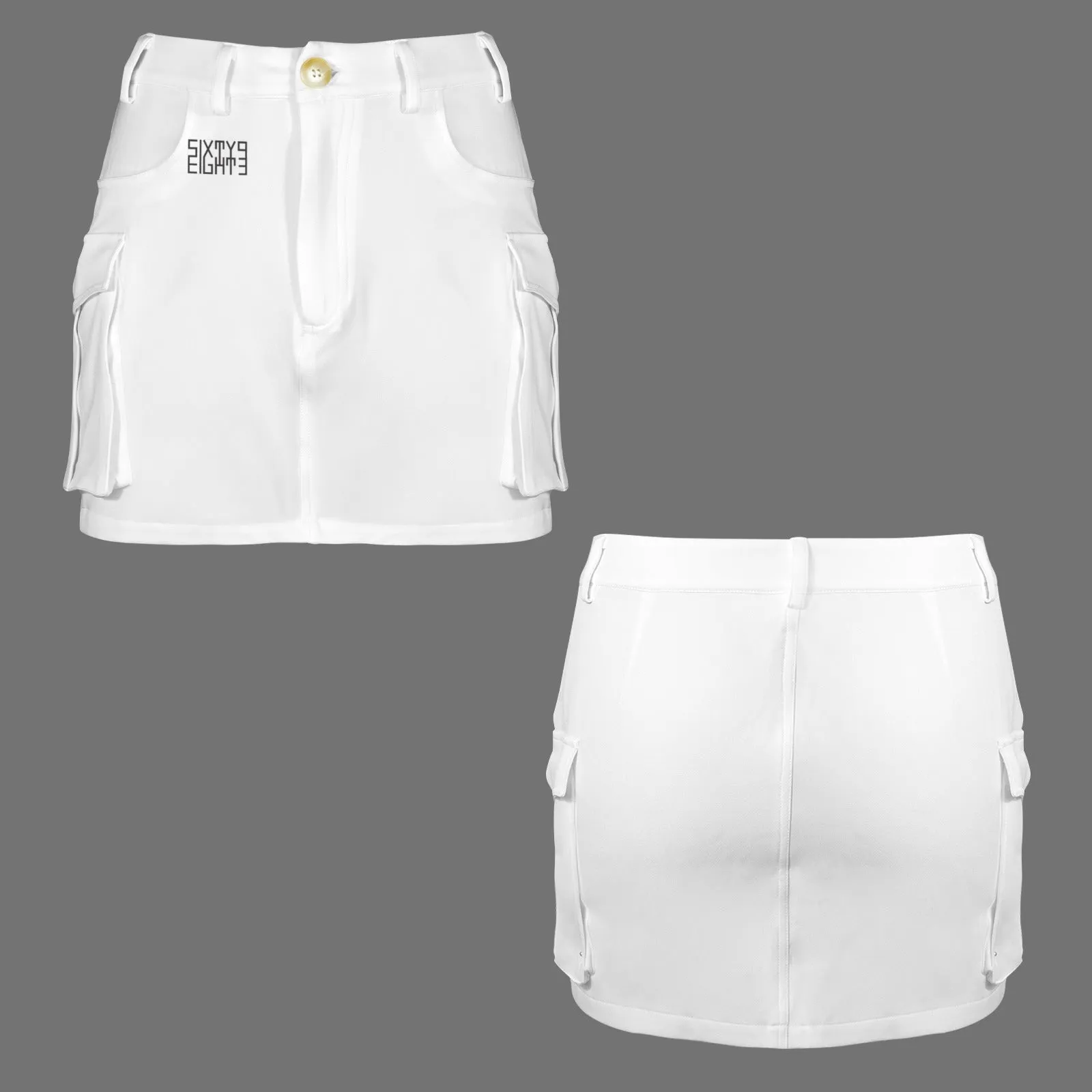 Sixty Eight 93 Cargo Mini Skirt