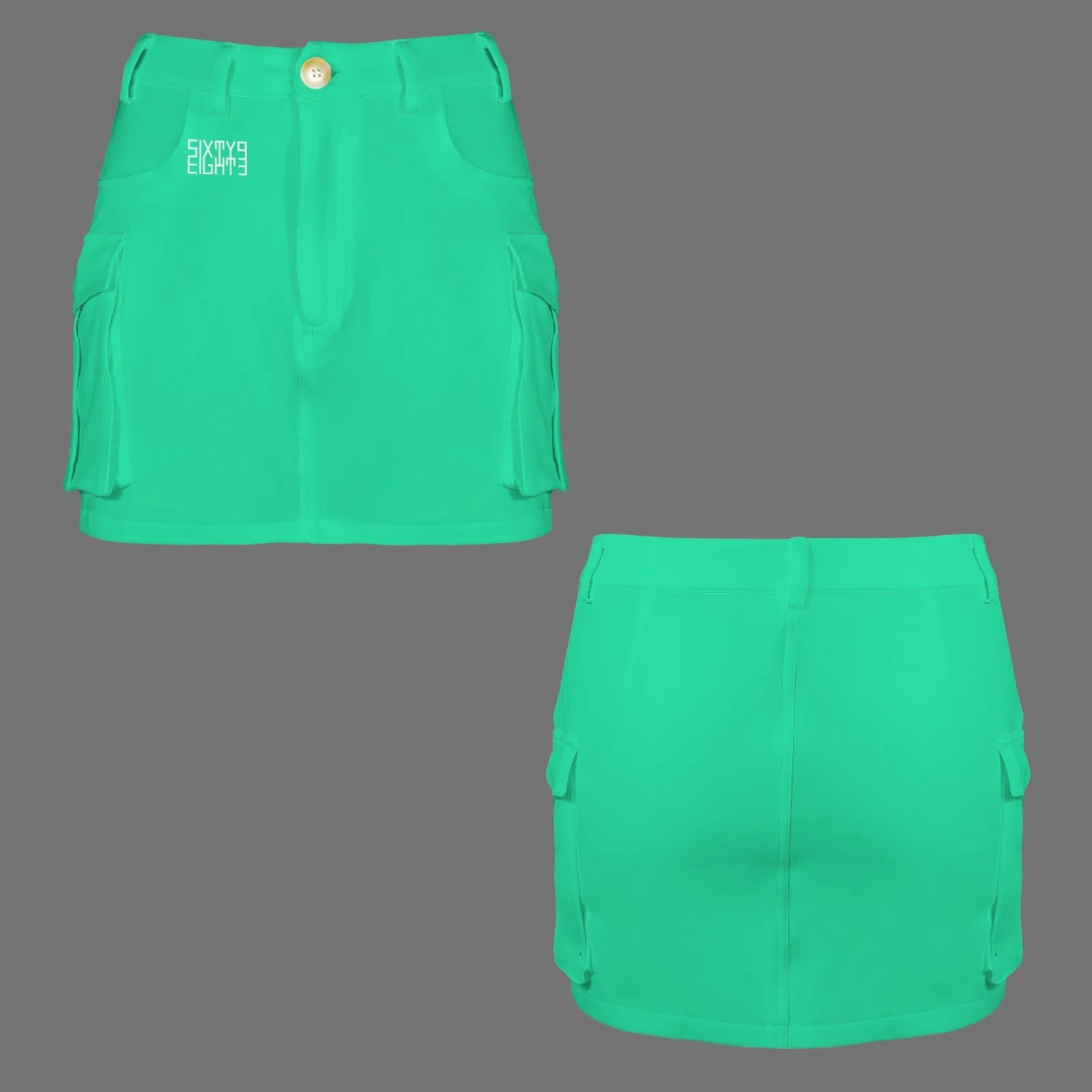 Sixty Eight 93 Cargo Mini Skirt