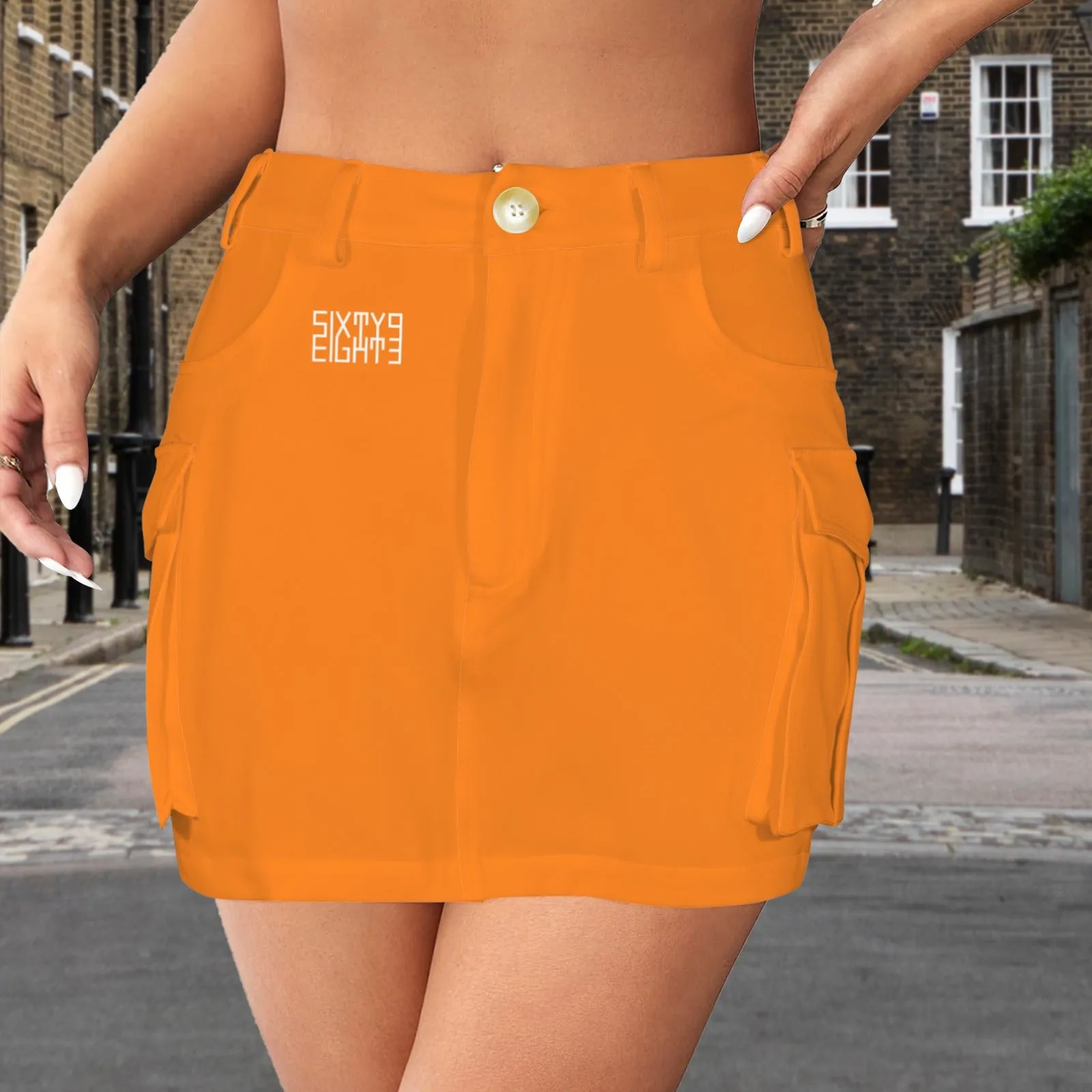 Sixty Eight 93 Cargo Mini Skirt