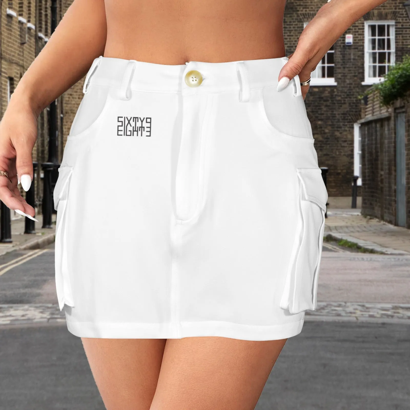 Sixty Eight 93 Cargo Mini Skirt
