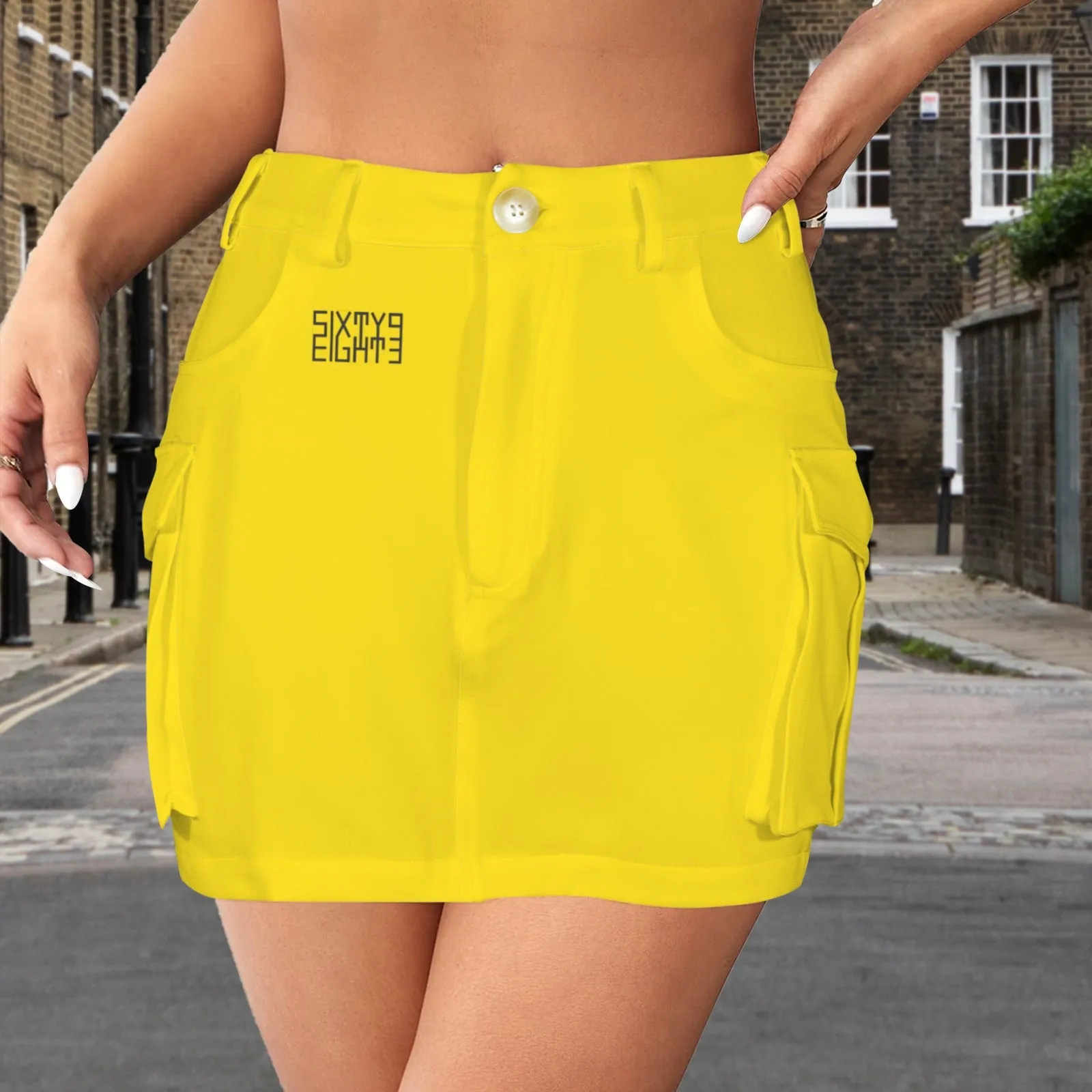 Sixty Eight 93 Cargo Mini Skirt