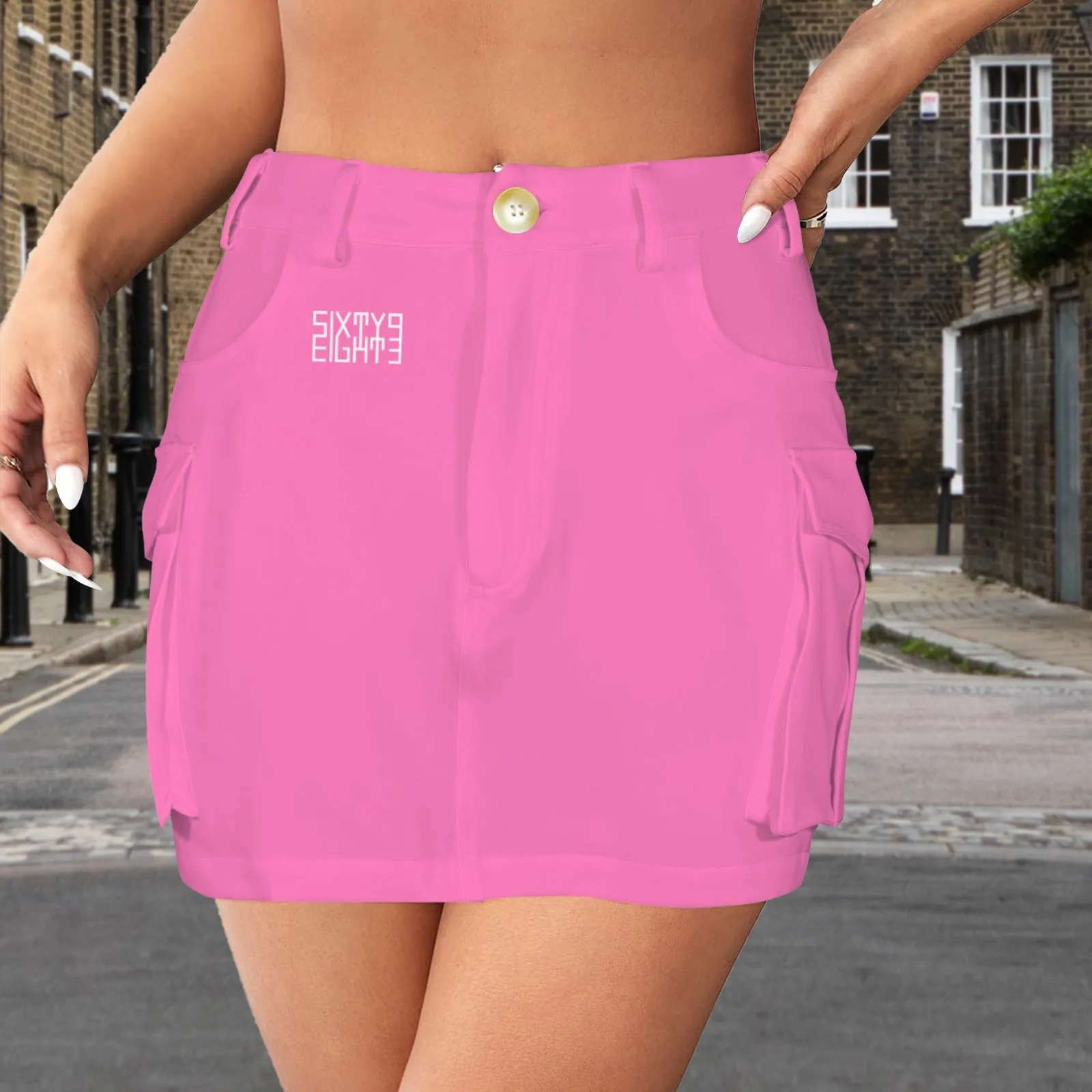 Sixty Eight 93 Cargo Mini Skirt