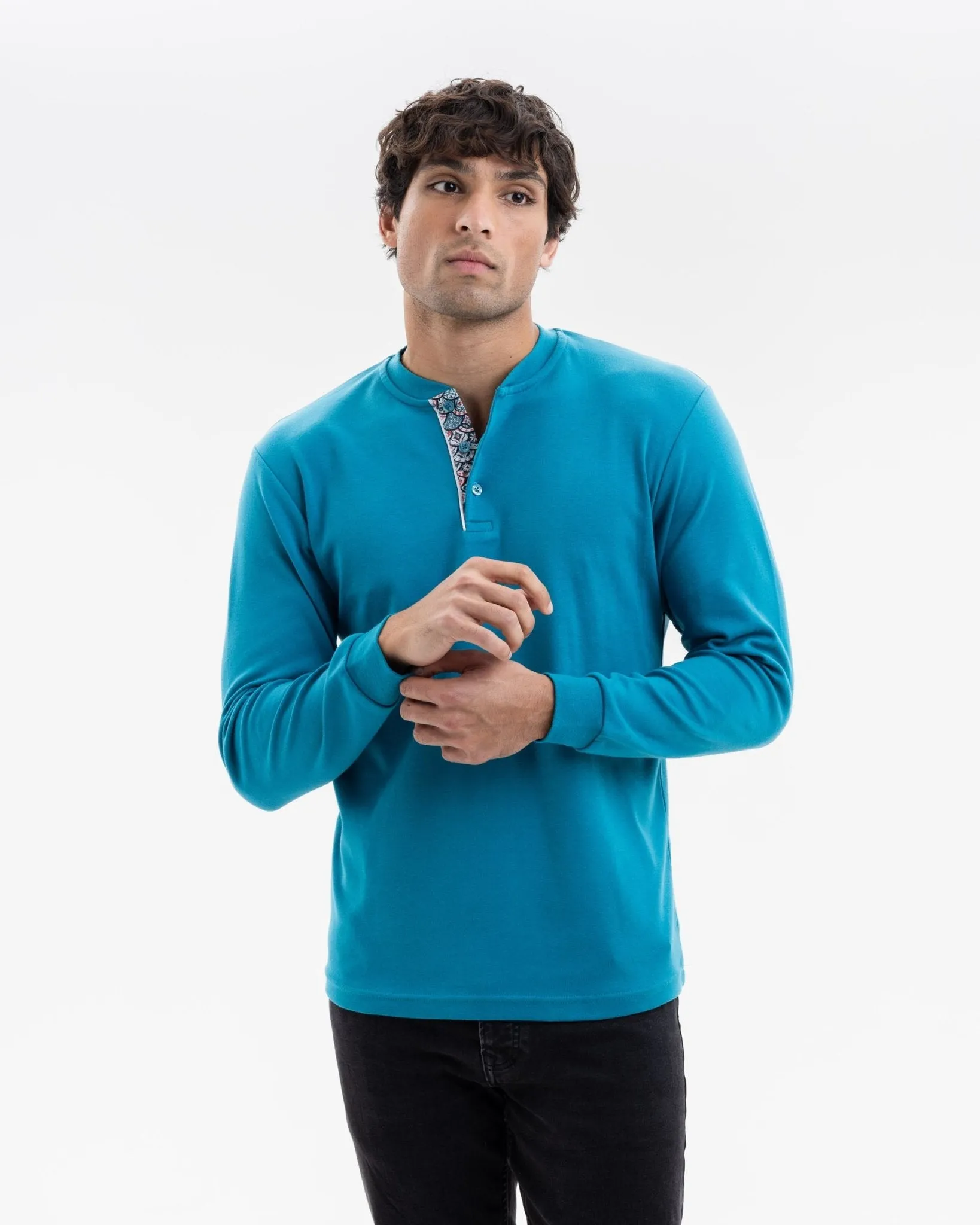 Teal with Geo Lux Jersey