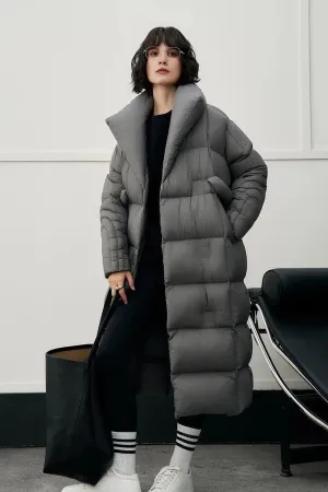 Ultra Soft Long Duck Down Puffer Coat