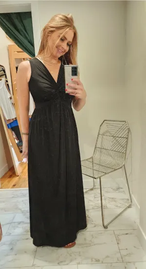 Venezia V-Neck Maxi Dress