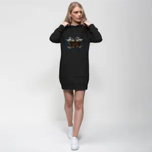 Vicious War Raptor Crate Premium Adult Hoodie Dress
