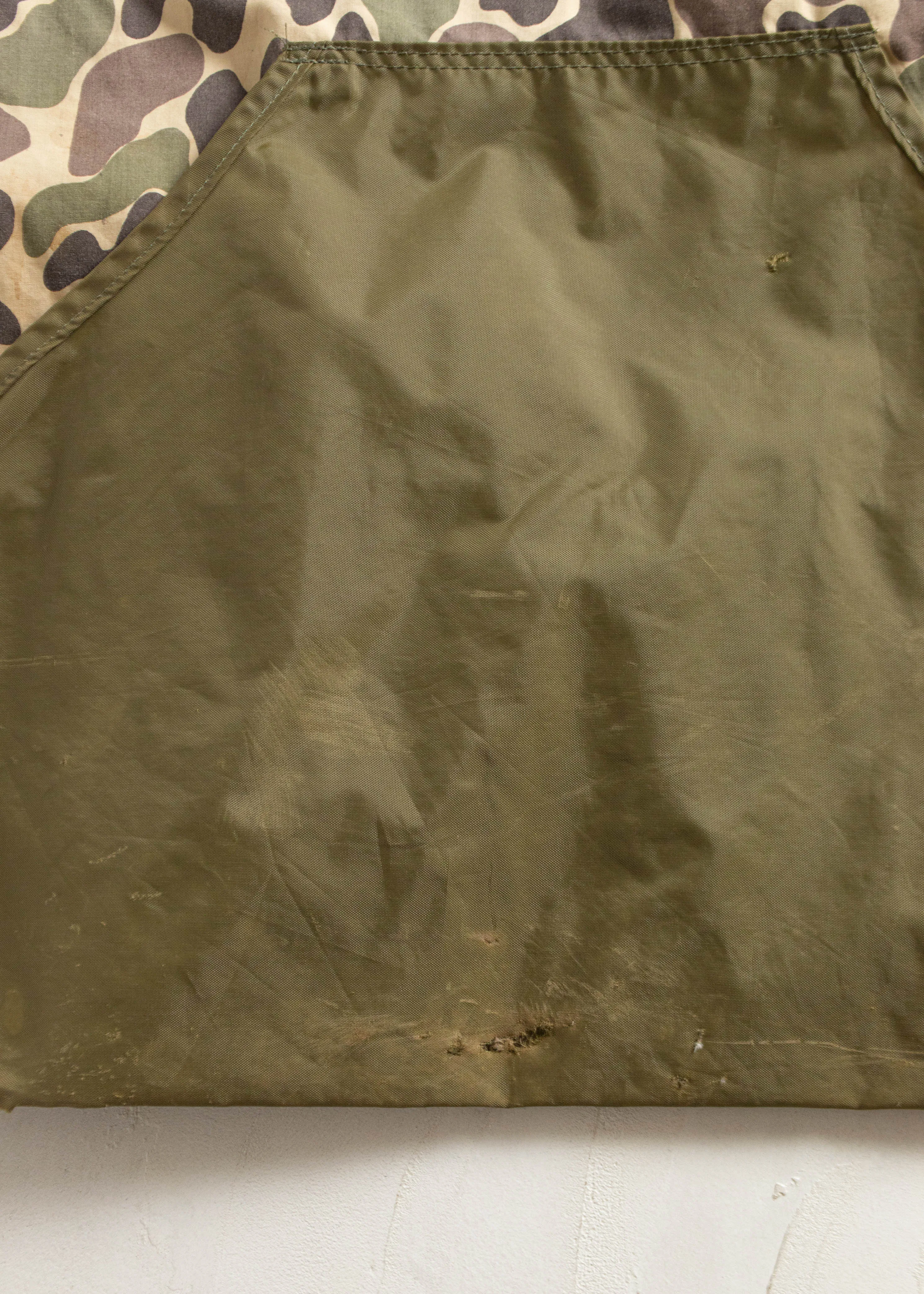 Vintage 1970s Saftbak Frog Camouflage Hunting Vest Size M/L