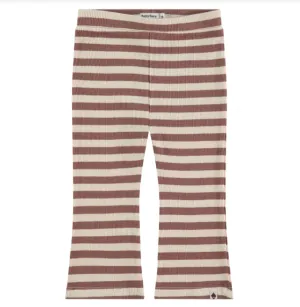 Wood Striped Ribbed Pants